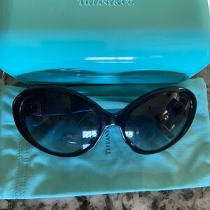 Tiffany & Co. Black Cat-Eye Sunglasses